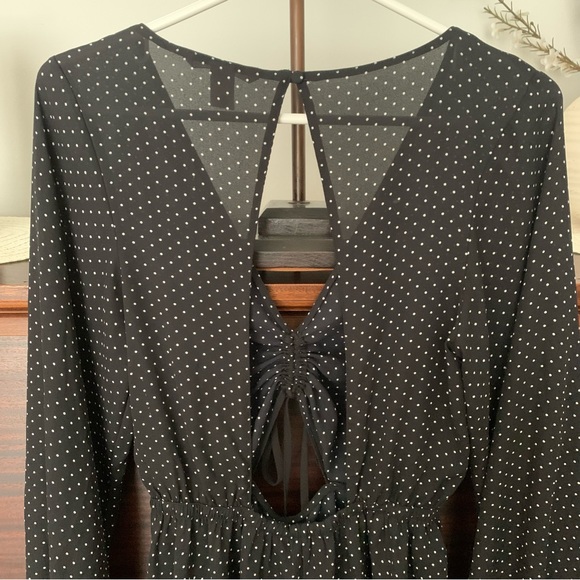 Victoria's Secret Black & White Polka Dot Romper, Size XS - Picture 10 of 16